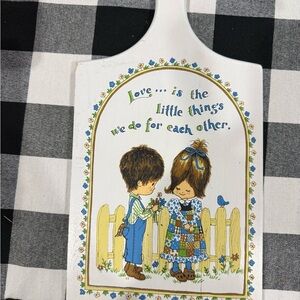 Vintage Ensco wooden sign